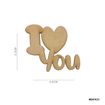 MG Traders MDF & wooden Crafts Mdf Cutout (Mdfk31)