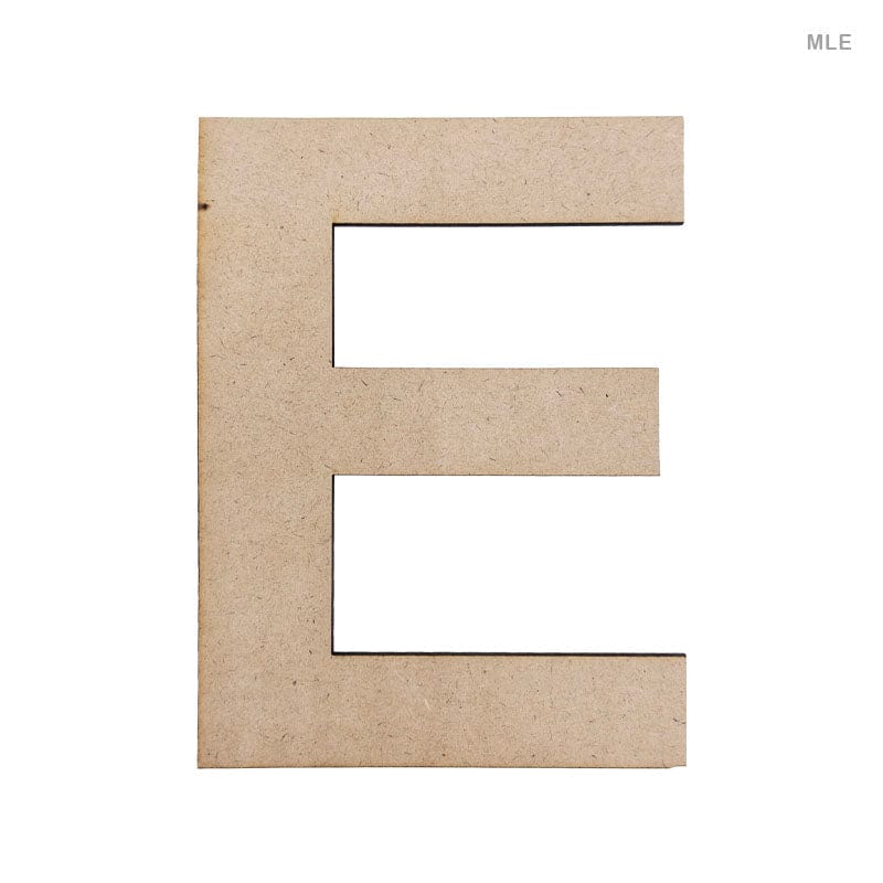 MG Traders MDF & wooden Crafts Mdf Letter E (6") (Mle)