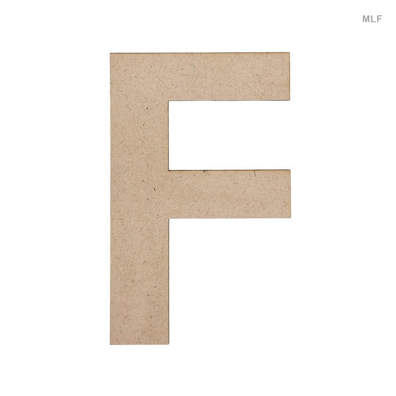 MG Traders MDF & wooden Crafts Mdf Letter F (6") (Mlf)