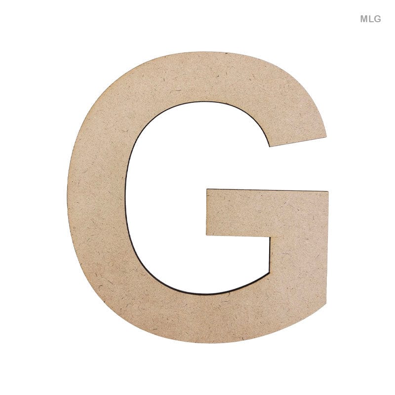 MG Traders MDF & wooden Crafts Mdf Letter G (6") (Mlg)