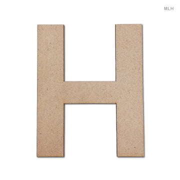 MG Traders MDF & wooden Crafts Mdf Letter H (6") (Mlh)