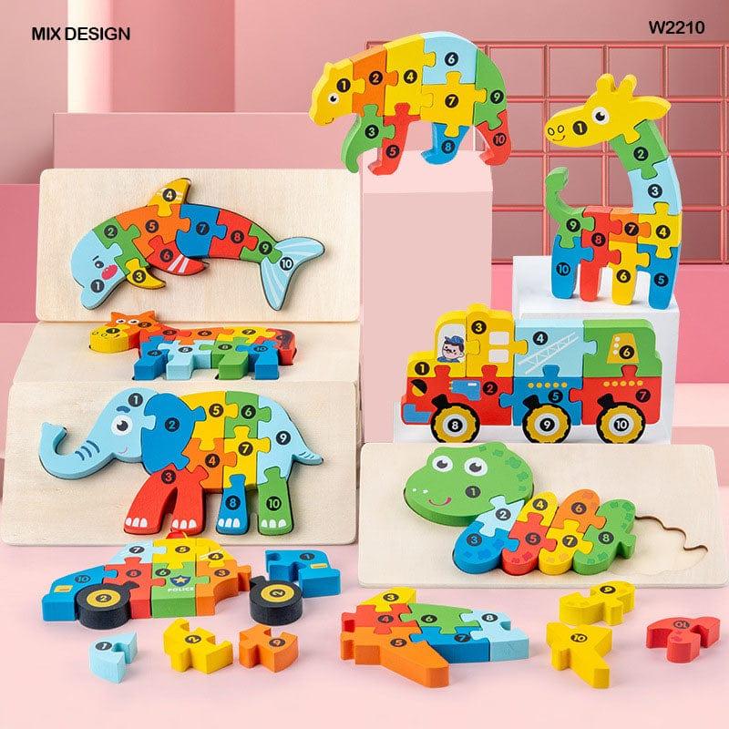 MG Traders MDF & wooden Crafts Wt 22X10Cm Wooden Puzzle (W2210)