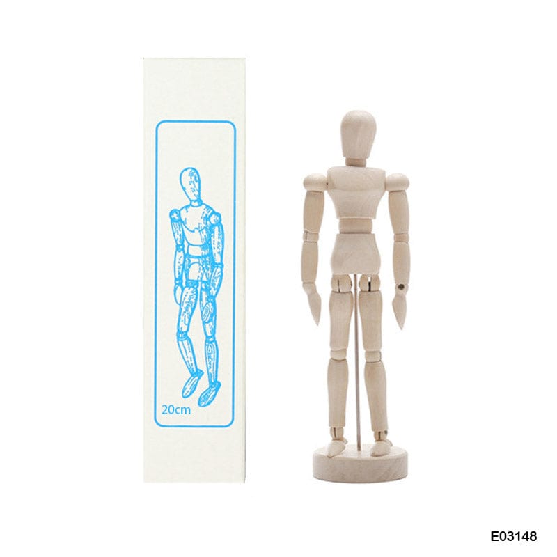 MG Traders Miniature E03148 Wooden Manikin 8 Inch