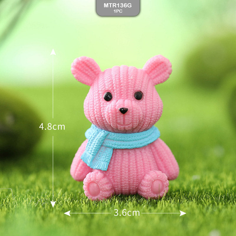 MG Traders Miniature Miniature Model Mtr136G Teddy Bear Pink