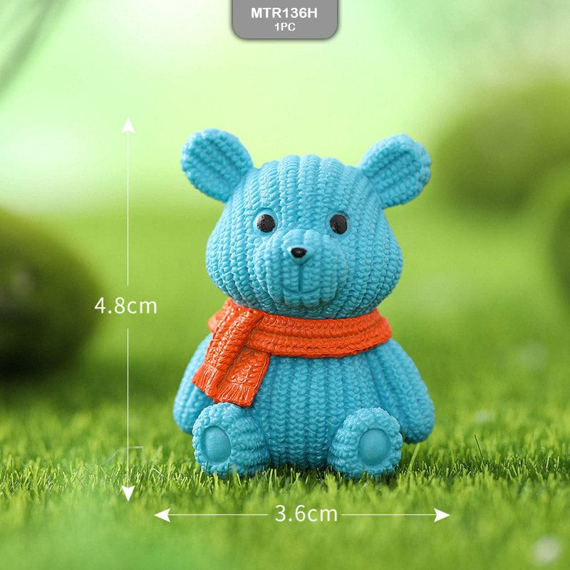 MG Traders Miniature Miniature Model Mtr136H Teddy Bear Blue