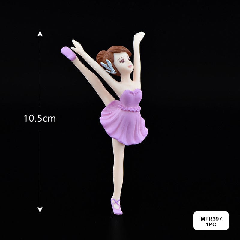 MG Traders Miniature Miniature Model Mtr397 Ballerina Girl 1Pc  (Pack of 4)