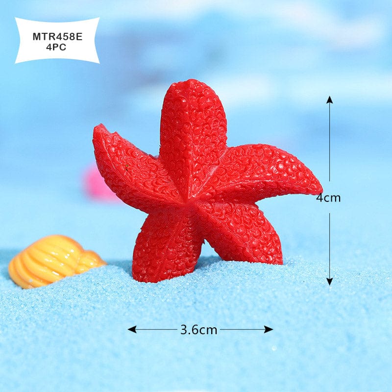 MG Traders Miniature Miniature Model Mtr458E Star Red (4Pc)