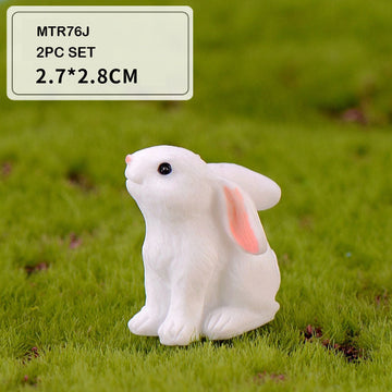MG Traders Miniature Miniature Model Mtr76J Rabbit (2Pc)