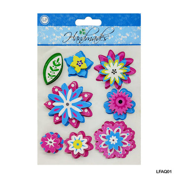 Lfaq01 Scrapbooking 3D Journaling Sticker  (Pack of 4)