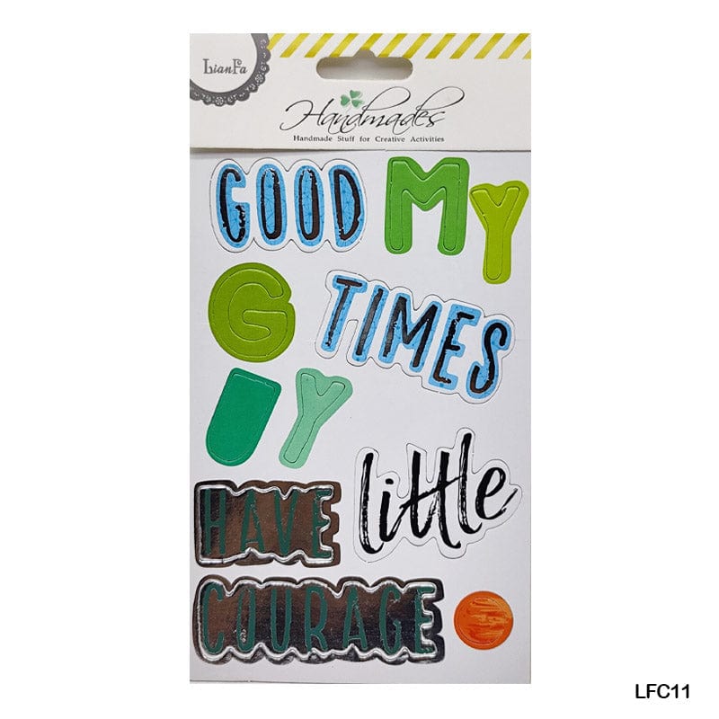 MG Traders Motivational Stickers Lfc11 Scrapbooking Journaling Sticker  (Pack of 6)