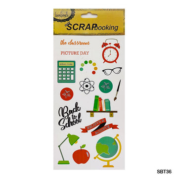 Sbt36 Scrap Book Journaling Sticker  (Pack of 6)