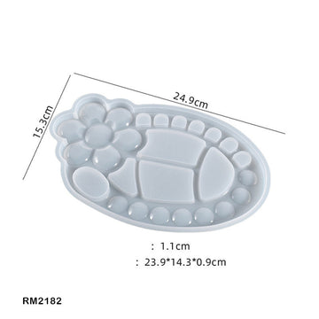 MG Traders Mould Rm2182 Silicone Mould (24.9X15.3Cm)