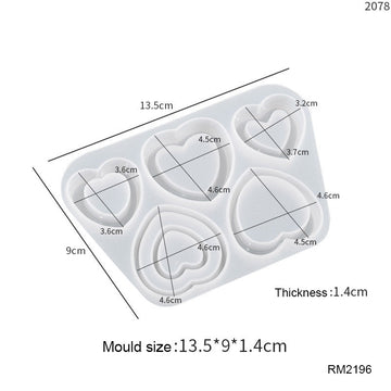 Rm2196 Silicon Mould (13.5X9Cm)