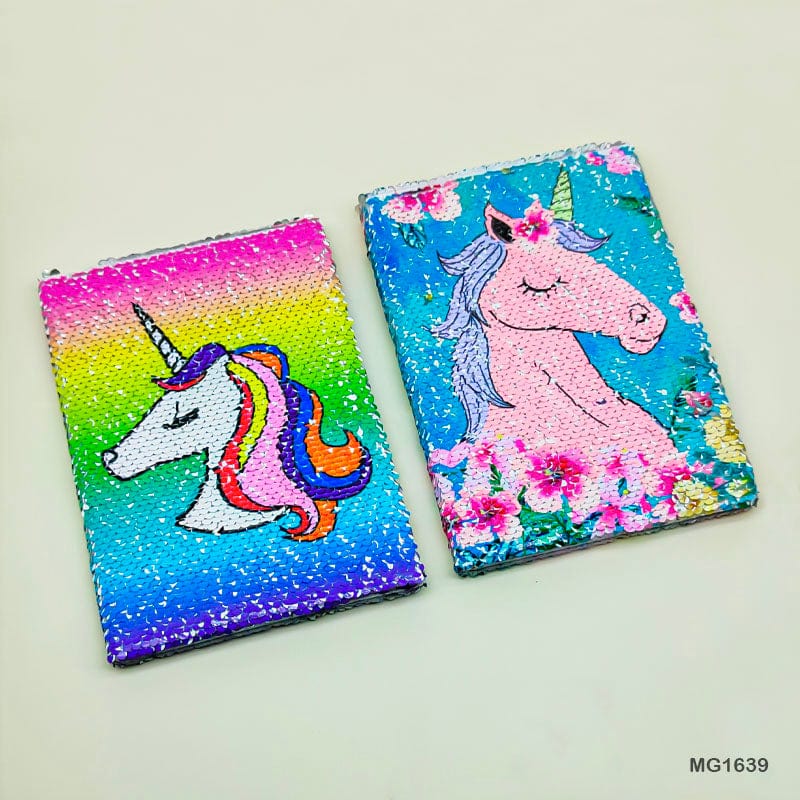 MG Traders Notebooks & Diaries Mg1639 Sequins Diary A5