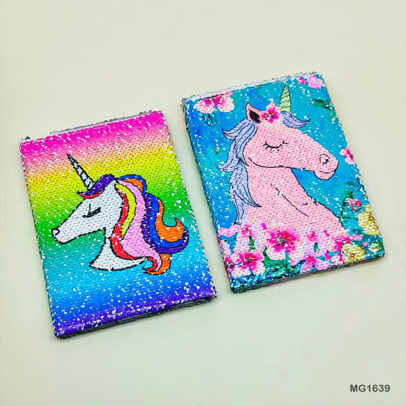 MG Traders Note Books & Diaries Mg1639 Sequins Diary A5