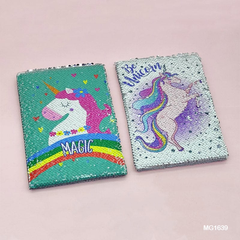 MG Traders Note Books & Diaries Mg1639 Sequins Diary A5