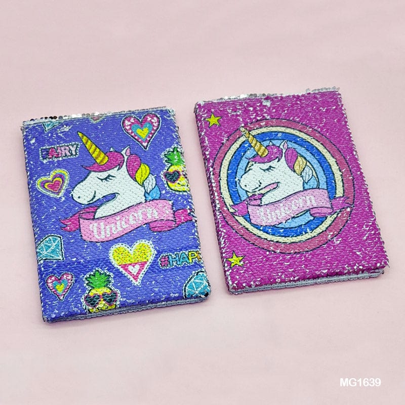 MG Traders Note Books & Diaries Mg1639 Sequins Diary A5