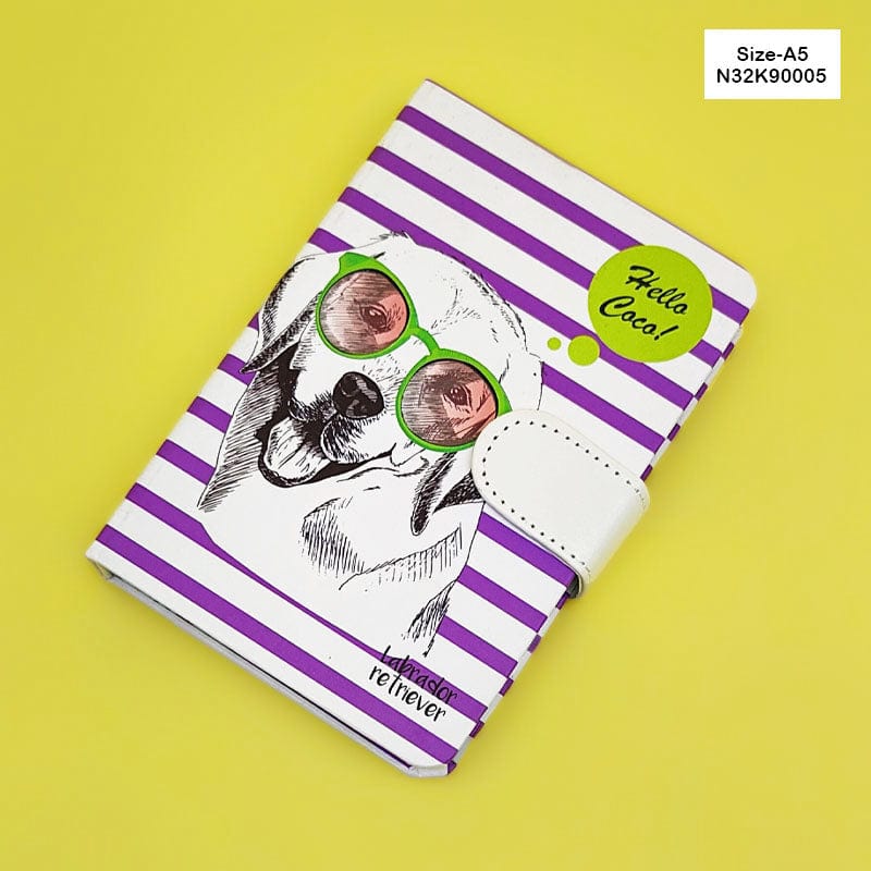 MG Traders Fancy Diary N32K90005 A5 Magnetic Diary