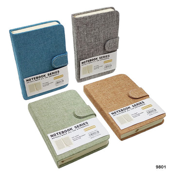 MG Traders Notebooks & Diaries 9801 Book Magnetic A6 Lined Paper 9.5*14.4Cm