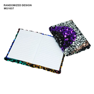 MG Traders Notebooks & Diaries Mg1637 Sequins Diary A6