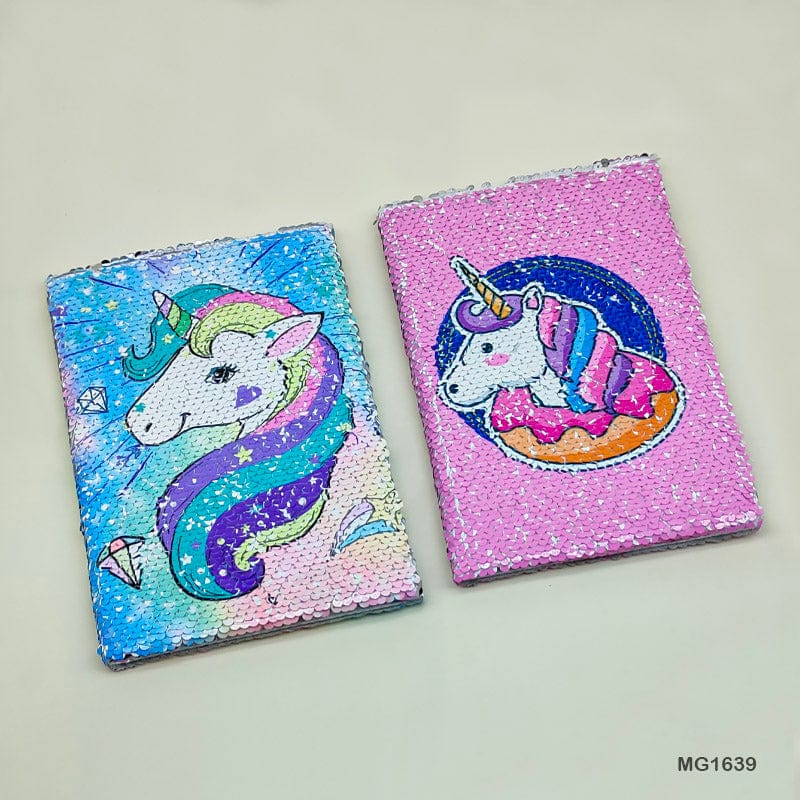 MG Traders Notebooks & Diaries Mg1639 Sequins Diary A5