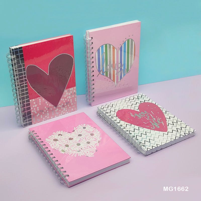 MG Traders Notebooks & Diaries Mg1662 A5 Printed Spiral Diary