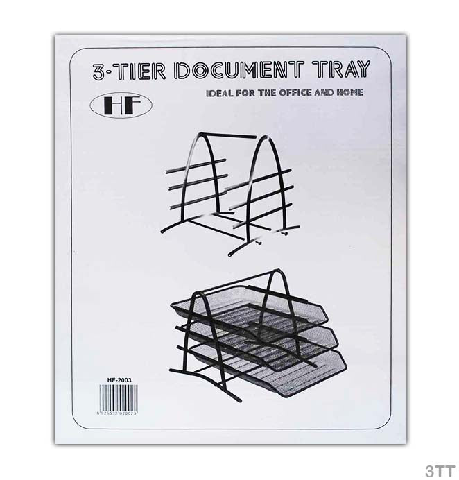 MG Traders Office Display Stands 3 Tier Document Tray (3Tt)