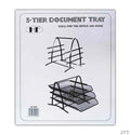 MG Traders Office Display Stands 3 Tier Document Tray (3Tt)