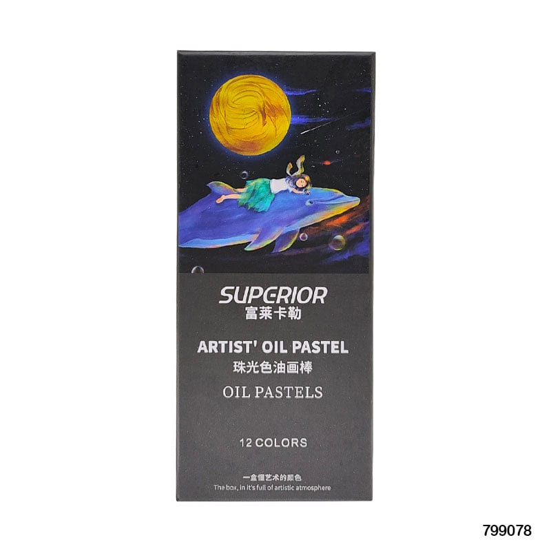 MG Traders Oil Pastels 799078 Superior Artist Oil Pastels 12 Color