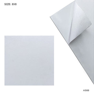 Acrylic Sheet Square 2Mm 1Pc 8X8 (As88)  (Contain 1 Unit)