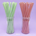 MG Traders Pack Balloon & Party Products Paper Straw Plain Zigzag 25Pcs (Mg231-6)  (Contain 1 Unit)