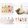MG Traders Pack Clip Wooden Design Clip Pkt (Wdc)  (Contain 1 Unit)
