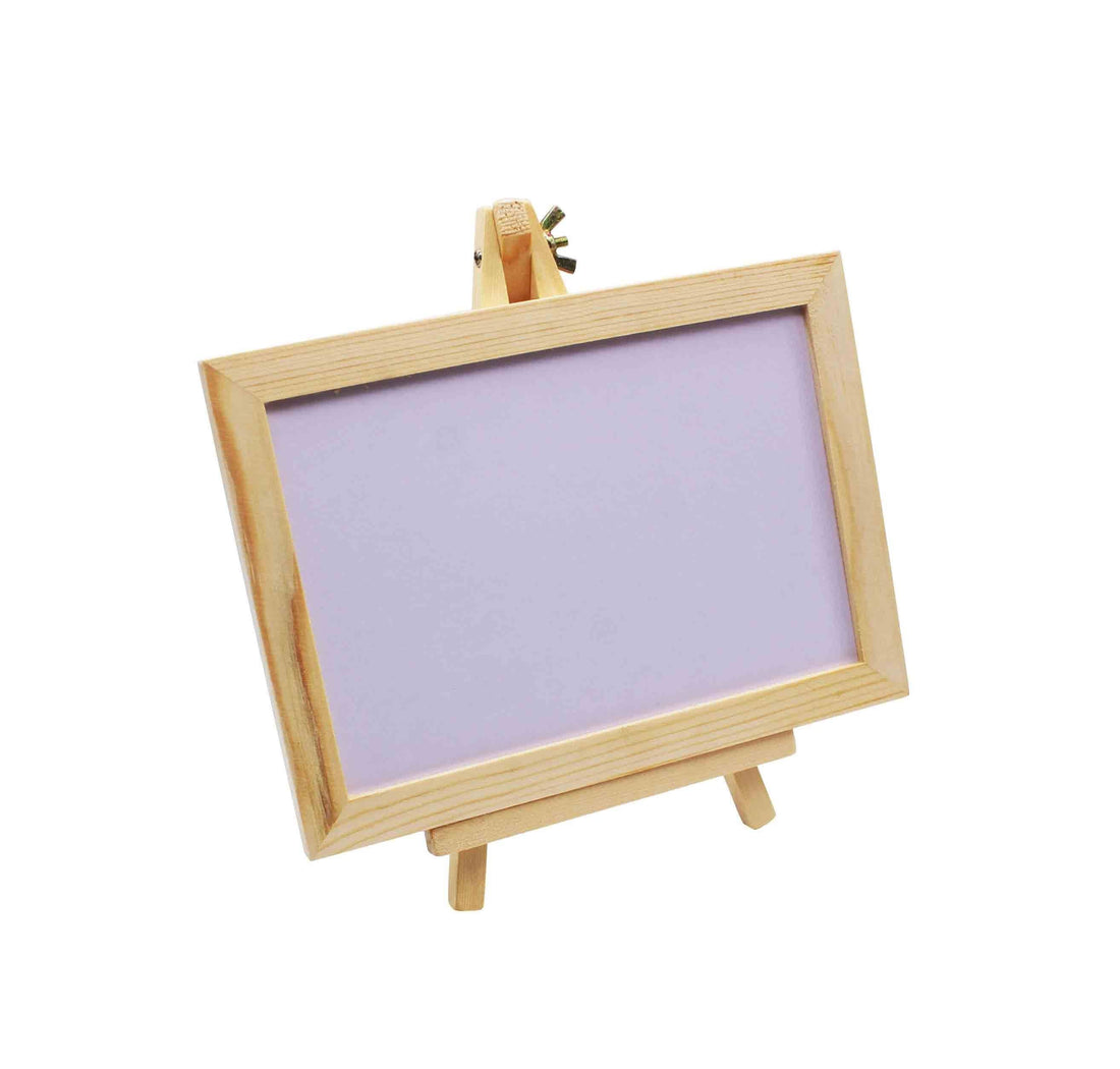 MG Traders Pack Easel Wooden White Board Easel 7" (Wwb7)  (Contain 1 Unit)