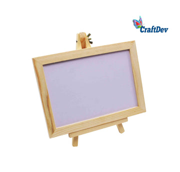 MG Traders Pack Easel Wooden White Board Easel 7" (Wwb7)  (Contain 1 Unit)