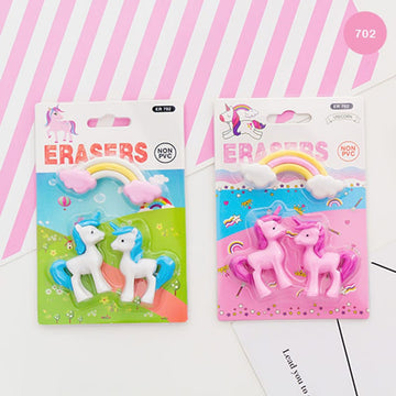 MG Traders Pack Eraser 702 Unicorn Eraser 1Pc  (Contain 1 Unit)