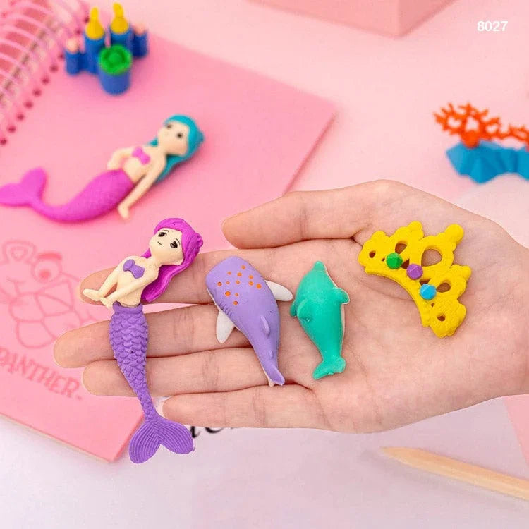 MG Traders Pack Eraser 8027 Mermaid Eraser 1Pc  (Contain 1 Unit)