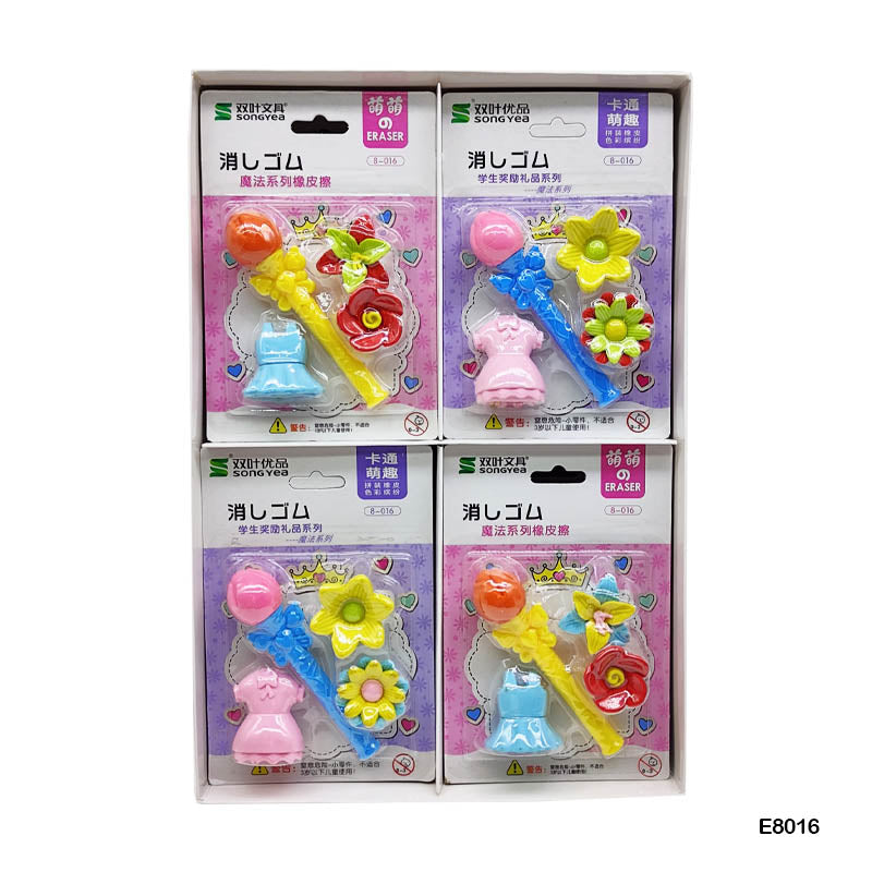 MG Traders Pack Eraser E8016 Fairy Kit Eraser 1Pc  (Contain 1 Unit)