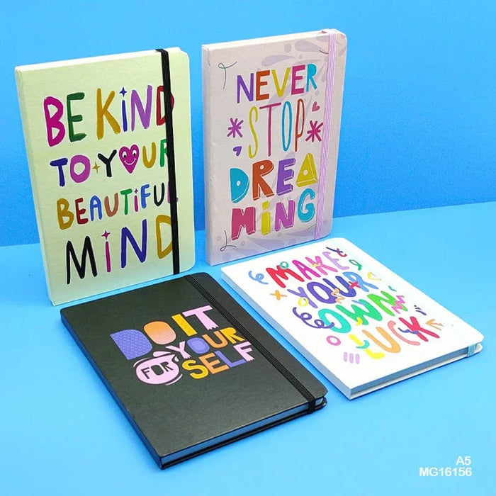 A5 Printed Undated Journal - Inspiring Designs