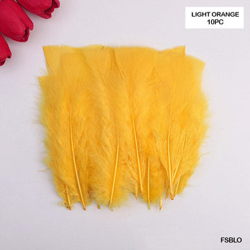 Feather Soft Big Light Orange (Fsblo) (10Pcs)  (Contain 1 Unit)