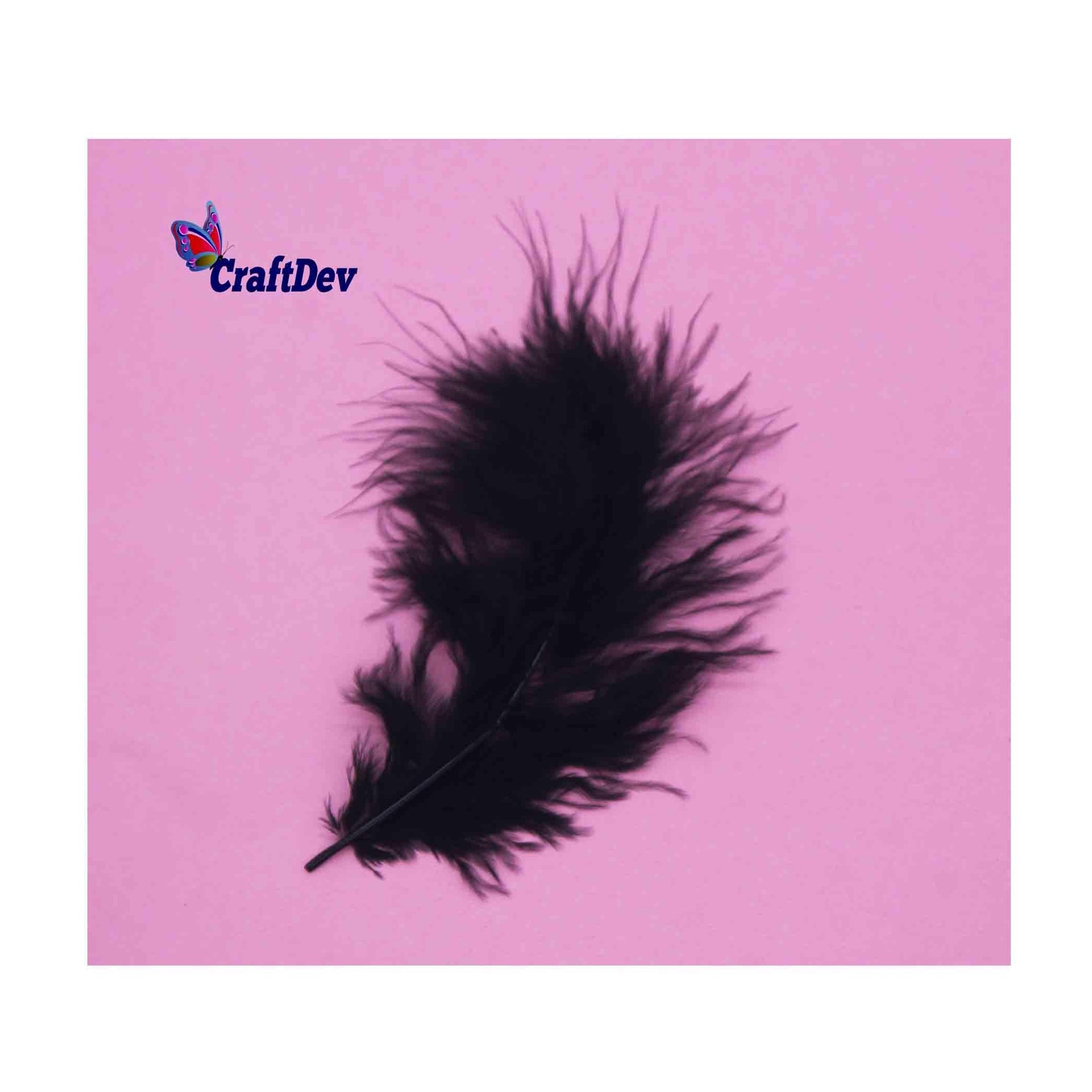 MG Traders Pack Feather Feather Soft Mini Black (Fsmbk)  (Contain 1 Unit)