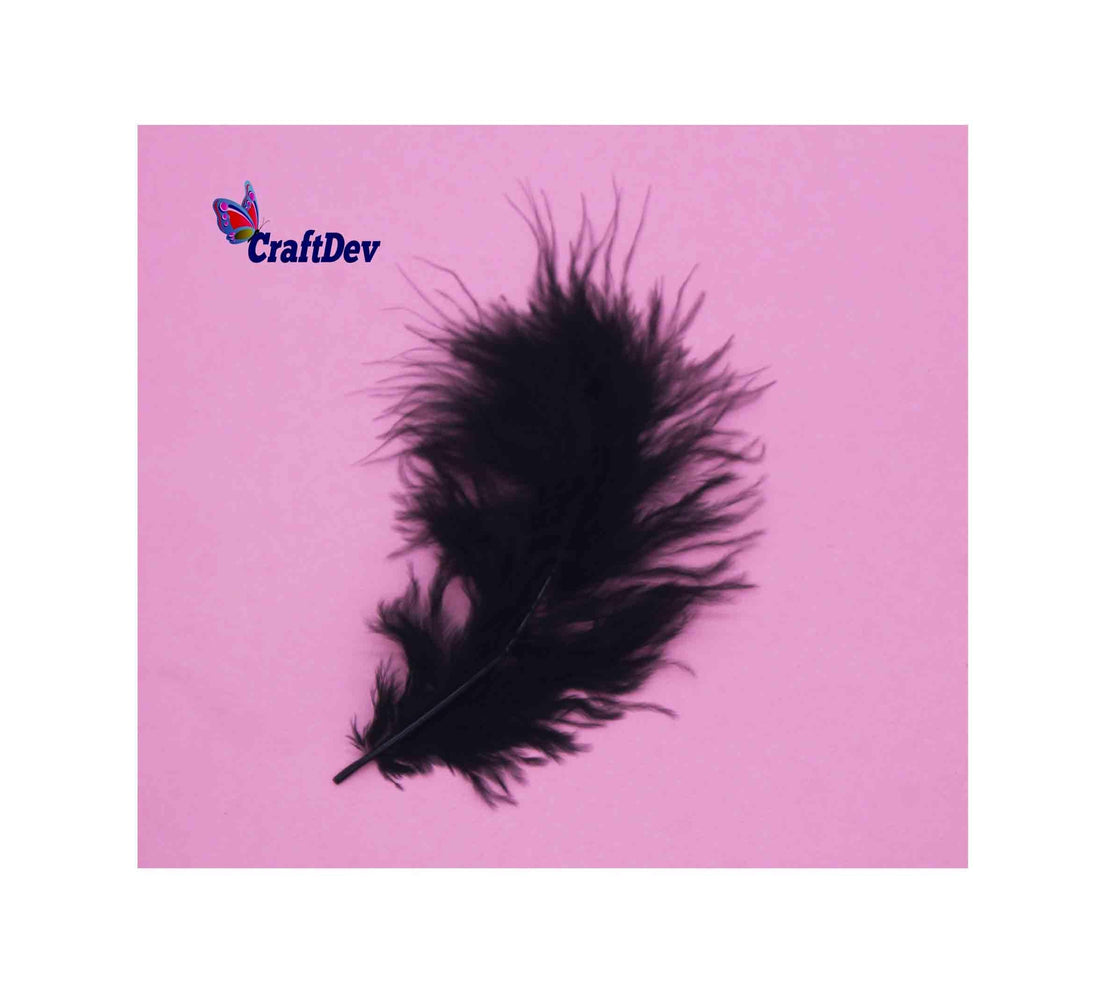 MG Traders Pack Feather Feather Soft Mini Black (Fsmbk)  (Contain 1 Unit)