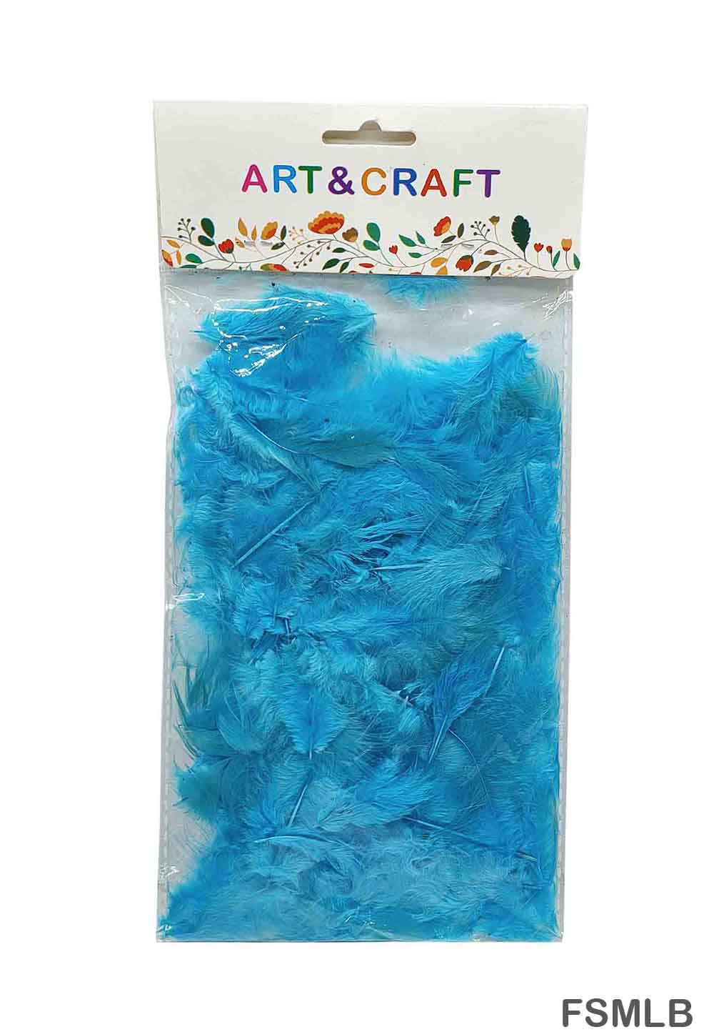 MG Traders Pack Feather Feather Soft Mini Light Blue (Fsmlb)  (Contain 1 Unit)