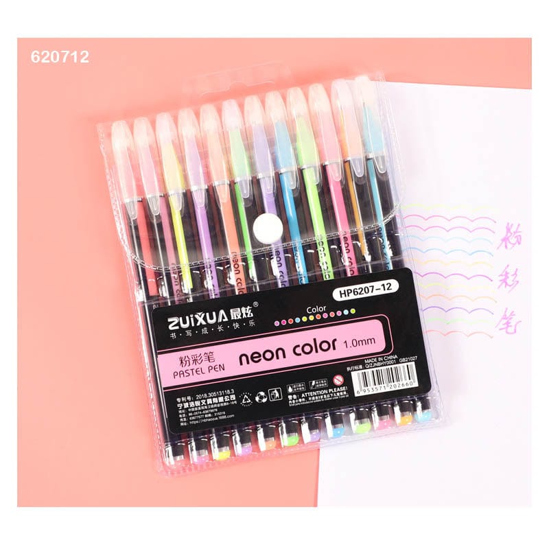 MG Traders Pack Highlighterss Pastel Neon Colour Pen (620712)  (Contain 1 Unit)