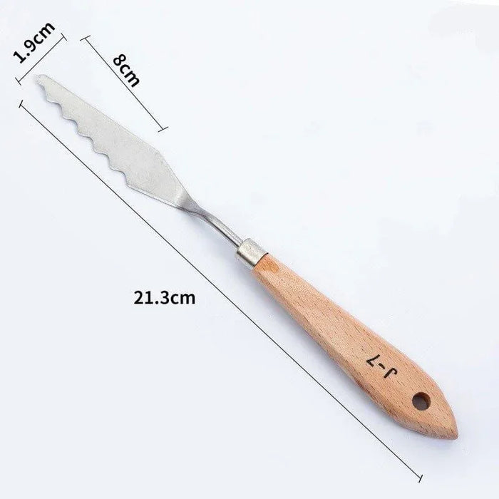 Versatile Stainless Steel Painting Knife for Art & Texture