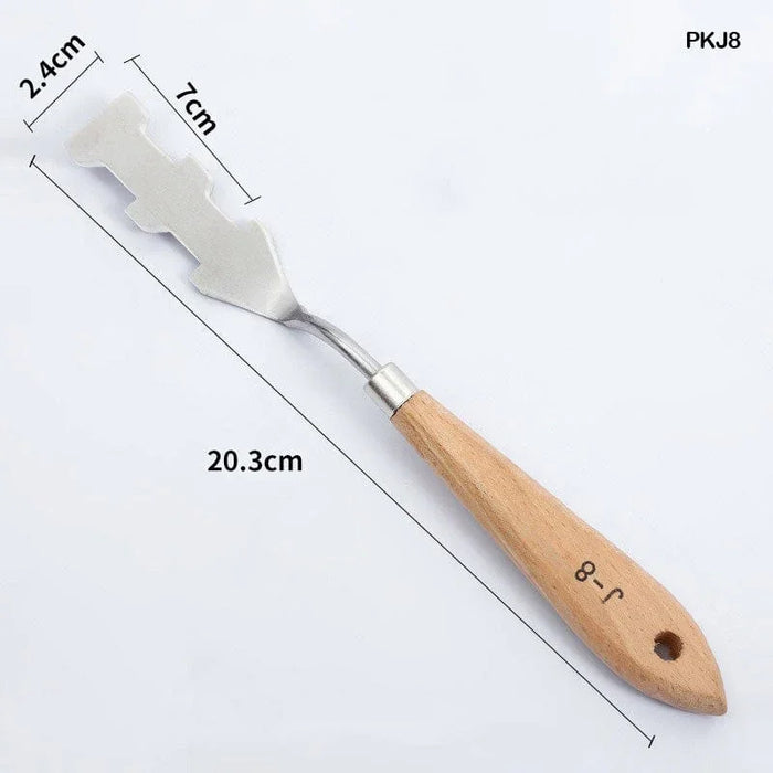 Versatile Painting Knife with Wooden Handle (1 Piece)