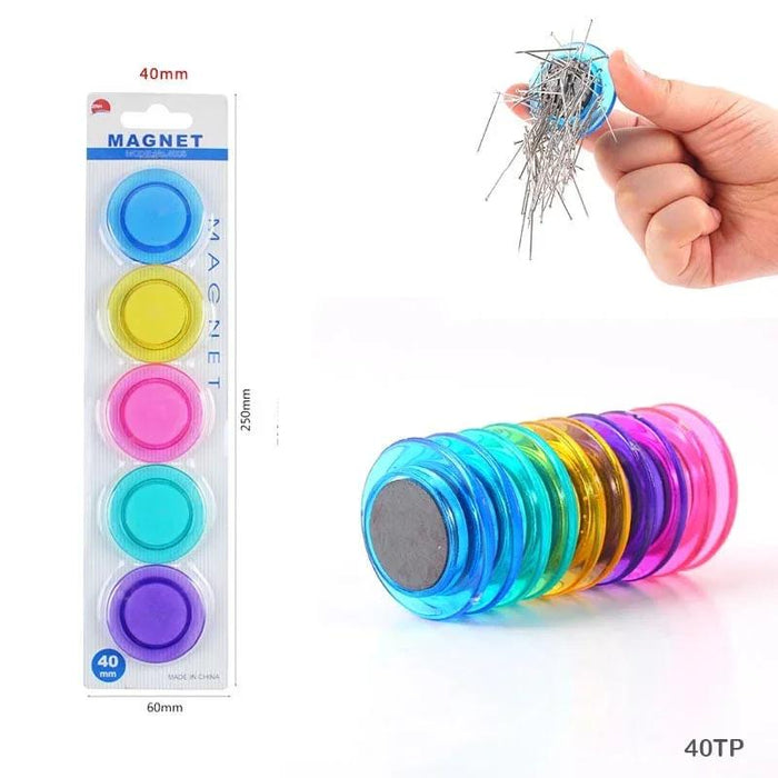 Colorful 40mm TP Magnets (5Pcs) pack of 1