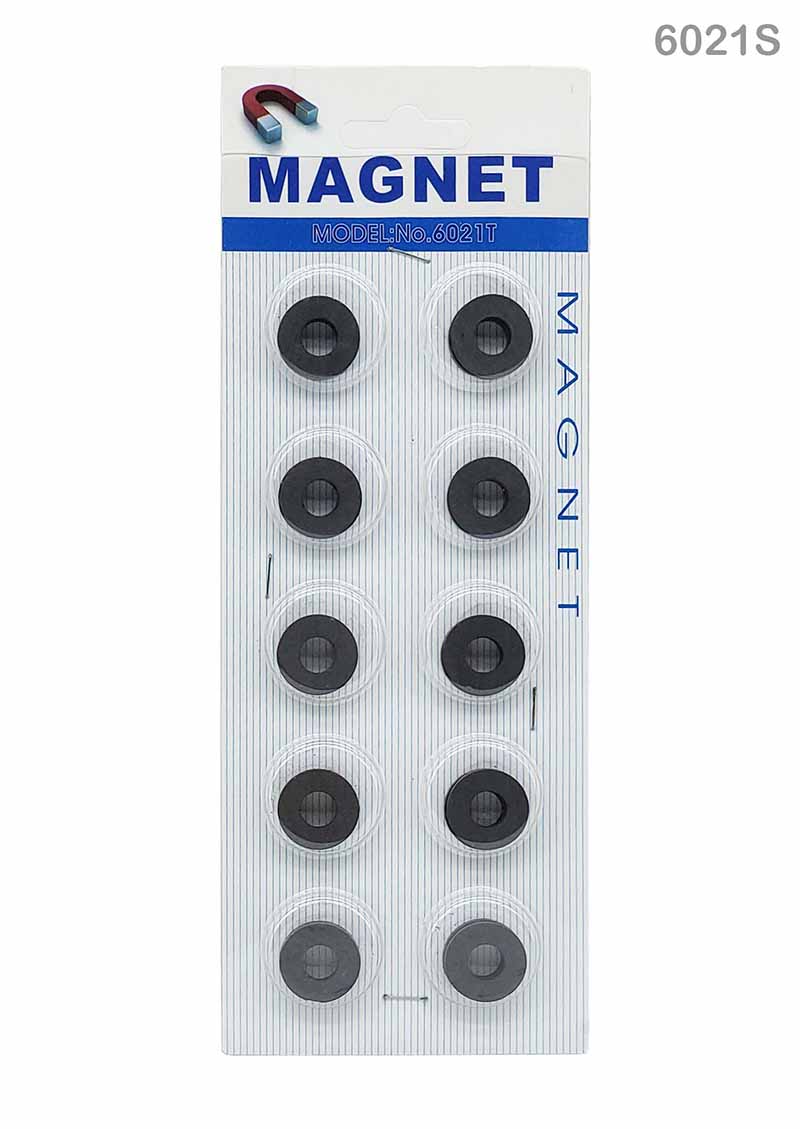 MG Traders Pack Magnet Sheet & Buttons Black Hole Magnet 20Pc Card Small (6021S)  (Contain 1 Unit)