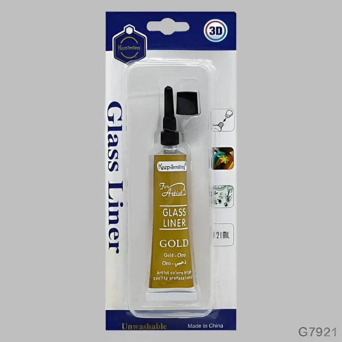 Gold Glass Liner for Crafts