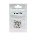 MG Traders Pack Pendant Pbhs5B Pendant Buckle Head Silver 19*6Mm Big 5Pc  (Contain 1 Unit)