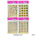 MG Traders Pack Stickers 10Star Star Journaling Sticker (10 Sheet)  (Contain 1 Unit)